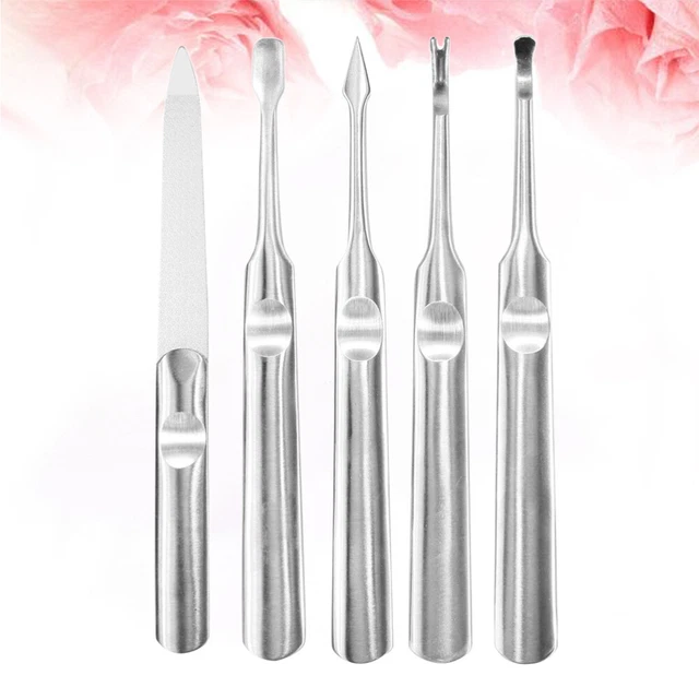 5 Pcs Nagelhautschieber Aus Edelstahl Schermaschinen Werkzeug