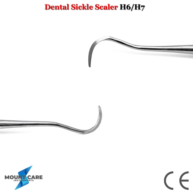 Curette McCall 17-18 E Sickle In Acciaio Inox: Strumento Dentale Per Rimozione Tartaro (Doppia Estremità)