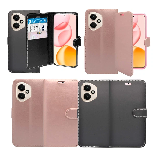 Funda Huawei Honor 9A - Tipo Billetera, Soporte Plegable, PU Cuero