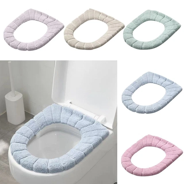 Polyester Toilet Seat Cover Elastic Toilet Seat Pads Toilet Seat Cushion  Home