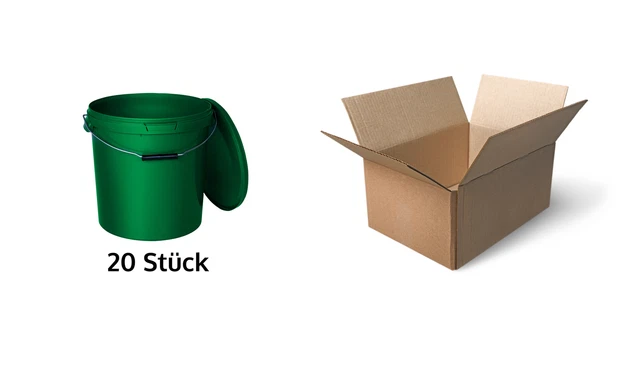 Seau 20L Noir Hermétique Alimentaire Avec Couvercle Et Poignée Métal - Stockage Étanche Pour Cuisine, Jardin, Camping