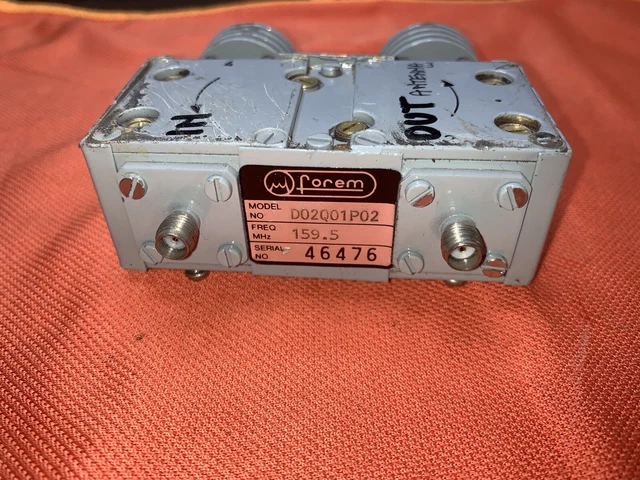 Amplificateur UHF 432 Mhz 300W Max Avec 2x MRF377 Gain 18dB 400-900 Mhz - Testé