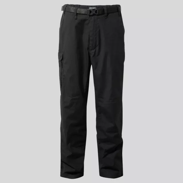 Craghoppers Mens Kiwi Classic Trousers Black-Pepper