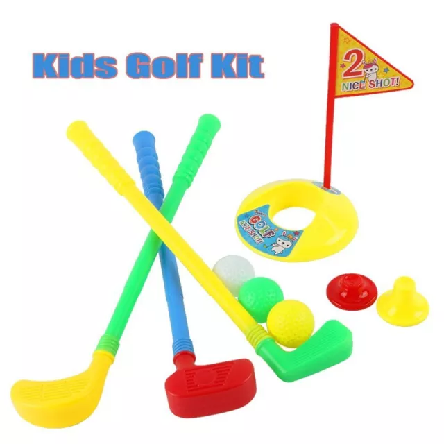 Outdoor Sports Equipment Plastic Golf Set Golf Ball bar Ball Game Practice Toy