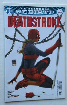 Deathstroke 3 Rebirth DC Comics VF/NM Cover B Variant combine shipping