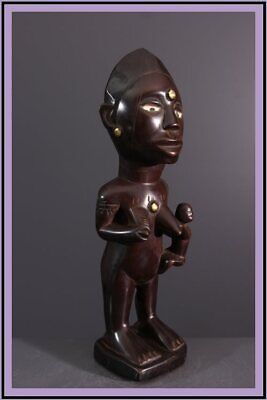 Statuette Kongo African Tribal Art Africain Arte Africana Afrikanische Kunst **