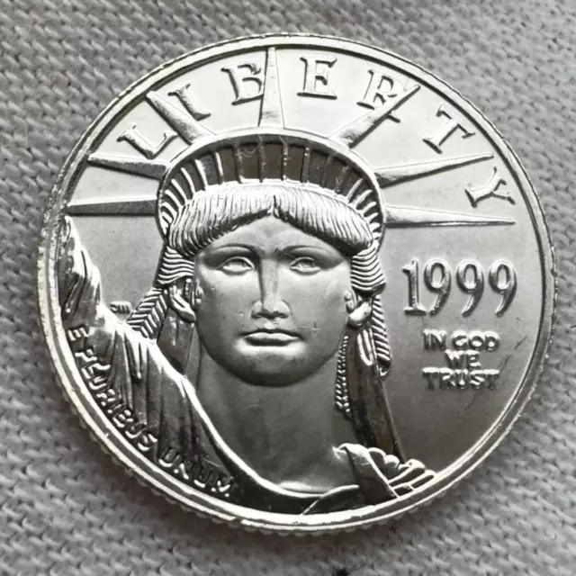 1999 $10 Eagle 1/10th OZT .9995 Platinum
