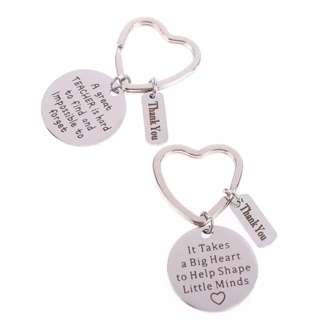 2021 Graduation Gift Teacher's Day Teacher Keychain It Takes Big Heart Keyr  X❤A