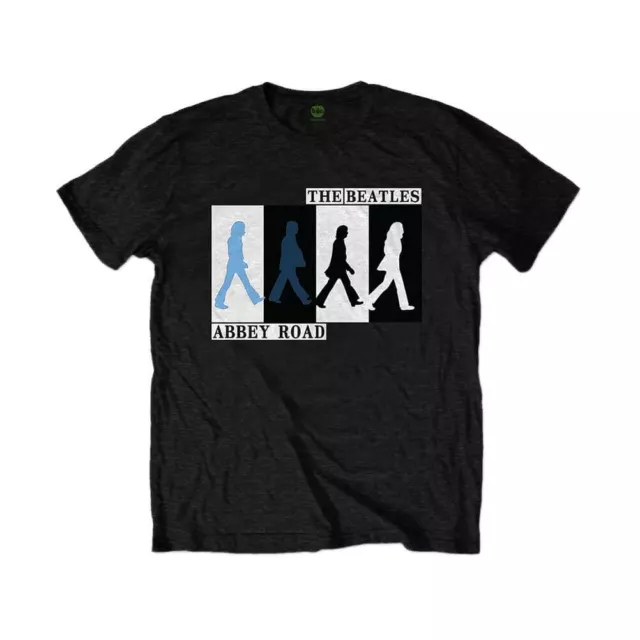 Children's The Beatles Abbey Road Crossing Black T-Shirt - Music Fan Merch Kids