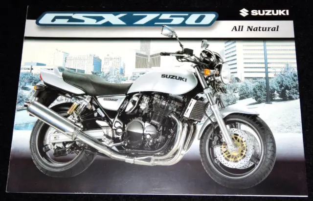 Suzuki Gsx750 Uk Sales Brochure December 1997