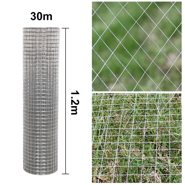 1"x1" Welded Wire Mesh Aviary Fencing Fence Chicken Rabbit