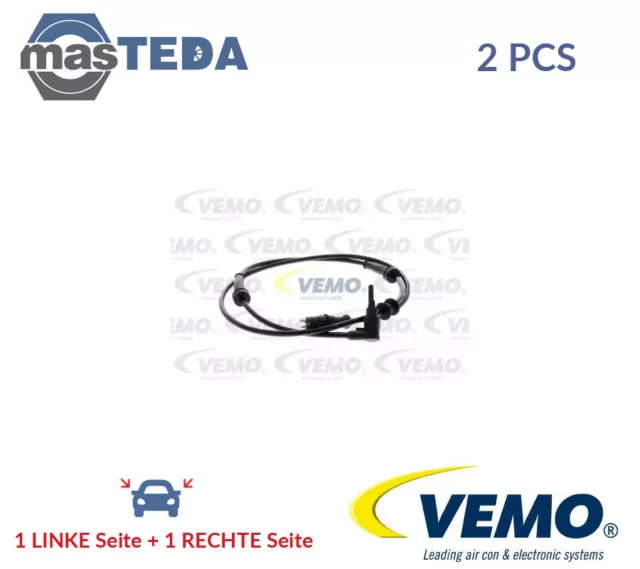 V24-72-0161 Abs Sensor Drehzahlfühler Vorne Vemo 2Pcs Neu Oe Qualität