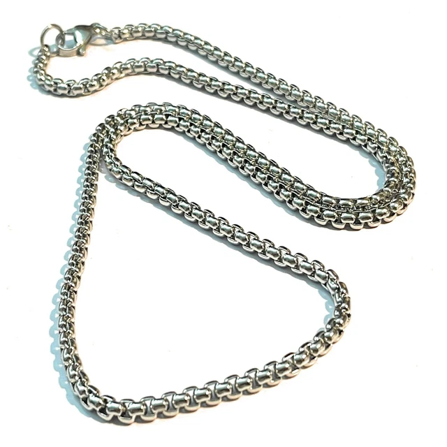 Collana In Argento (925) Con Catena Veneziana – 40 Centimetri - Foto 8