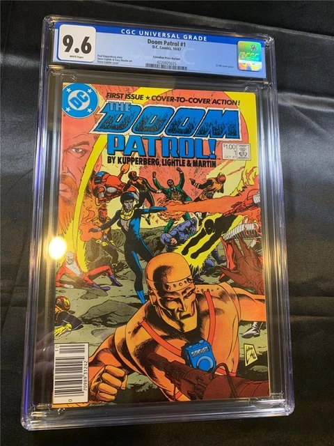 Doom Patrol #1 * CGC 9.6 NM+ CANADIAN PRICE VARIANT * Wraparound Cover
