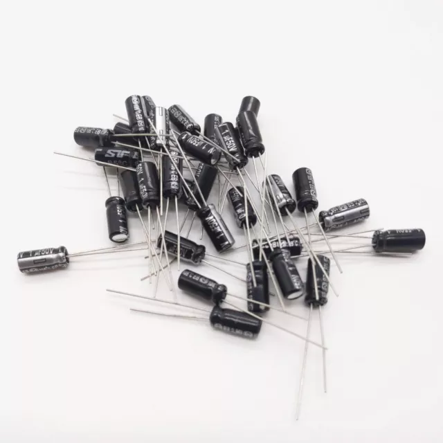 Matsushita Radial Capacitors, 50V 1uf, Qty:30+