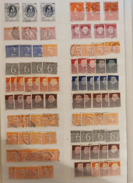Briefmarken Niederlande Lot gestempelt