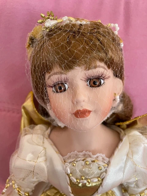 Heritage Signature Collection 2001 Porcelain Angel Doll Jolene Noel #12309. New 2