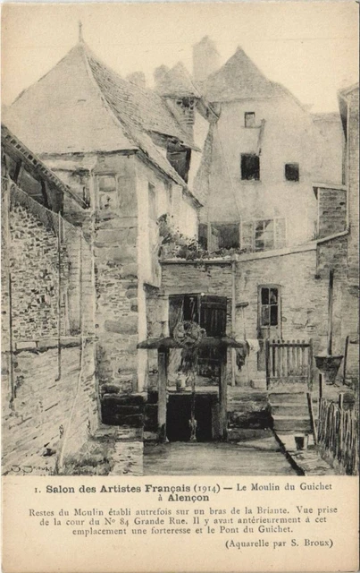 CPA ALENCON - Salon des Artistes Francais-Le Moulin du Guichet (138304)