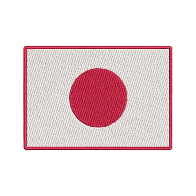 JAPAN FLAG embroidered iron-on PATCH JAPANESE EMBLEM applique Nippon-koku NEW