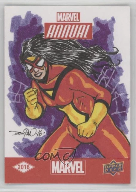 2016 Upper Deck Marvel Annual Sketch Cards 1/1 Brian Balondo #SKT Auto y1g