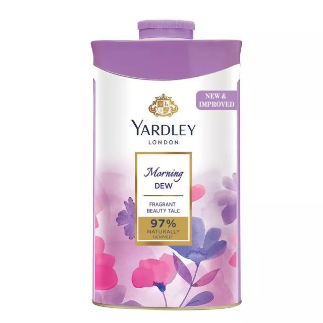 YARDLEY LONDON Talc Talcum Powder for Women, 7 Variants, 100g 2