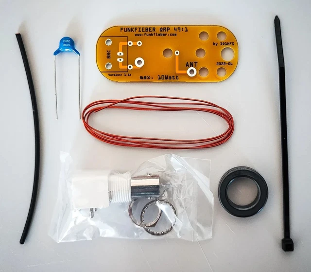 Antenne Radio HF End Fed 3-30MHz Portable 40m - Balun 1:49, Pour Ondes Courtes Amateur, 10m 15m 20m Bandes - 5