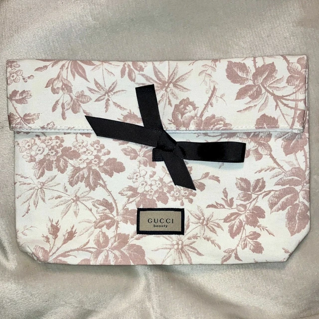 GUCCI BEAUTY LARGE Pink Cosmetic/Make-up Bag/Pouch - New w/ Samples Bloom  $45.99 - PicClick