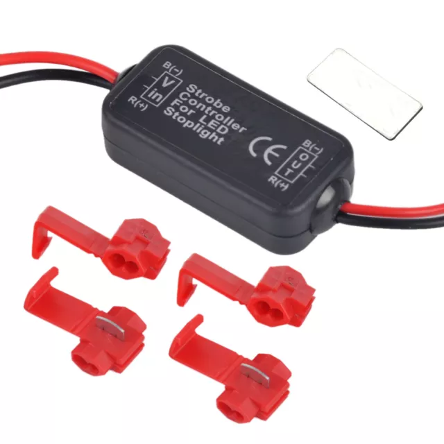 For LED Brake Tail Stop Light Car Flash Strobe Controller Box Flasher Module cr