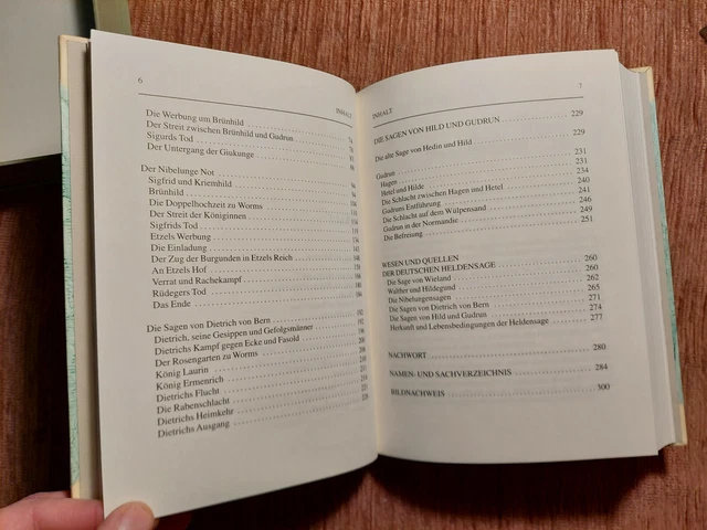 DEUTSCHE HELDEN-SAGEN Luxusausgabe Schöner PERGAMENT HANDEINBAND Nibelungen 8