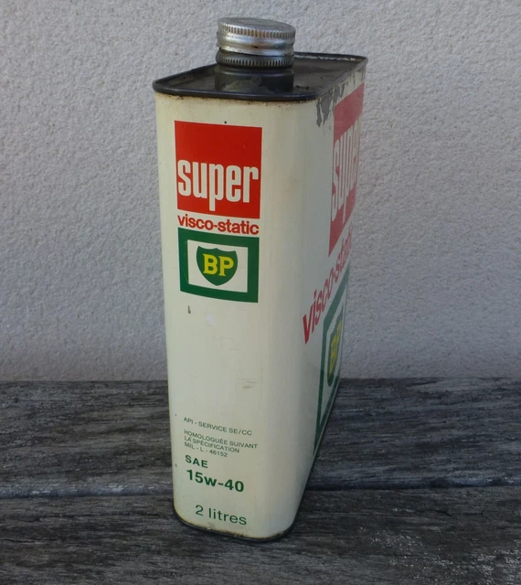 Ancien bidon d'huile Veedol - heavy duty oil - déco garage - Collection