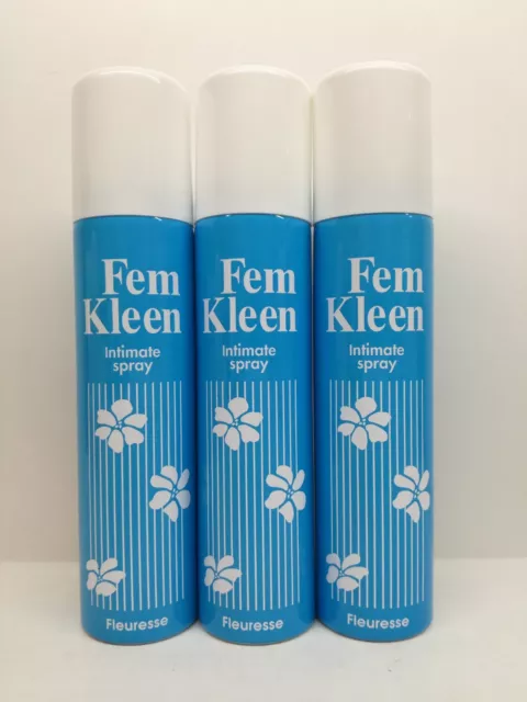 Fem Kleen Desodorante Íntimo Fleuresse 100ML Spray - 3 Piezas