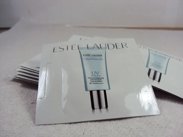 Estee Lauder CyberWhite HD UV Protector Advanced Brightening LOT OF 20-.05oz A43