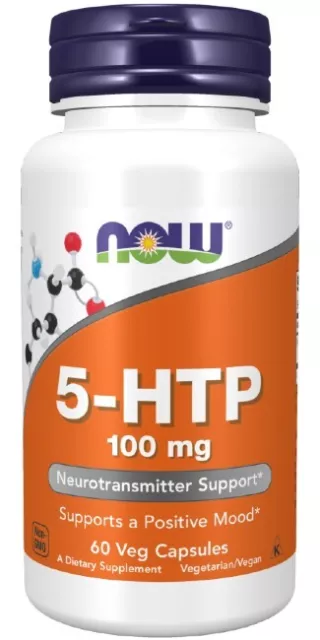5-HTP 100 mg 120 pflanzliche Kapseln Schlaf, Entspannung Now Foods