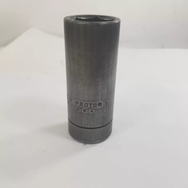 Proto Deep Impact Socket 6-Point 1/2" Drive 1" 7332H