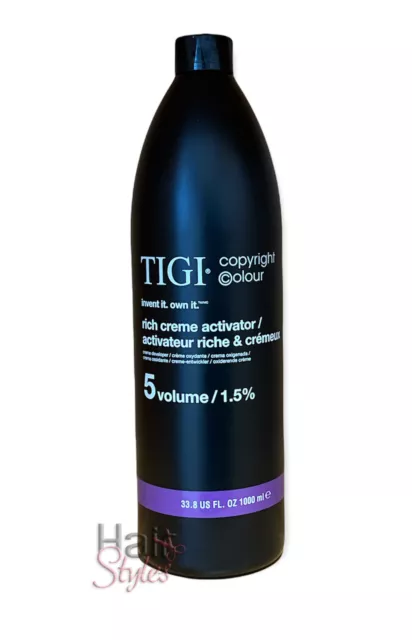 Tigi Copyright Colour Creative rich creme Activator 5 Volume - 1.5% 1000 ml