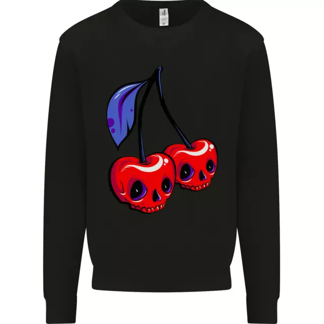Cherry Skulls Mens Sweatshirt Jumper