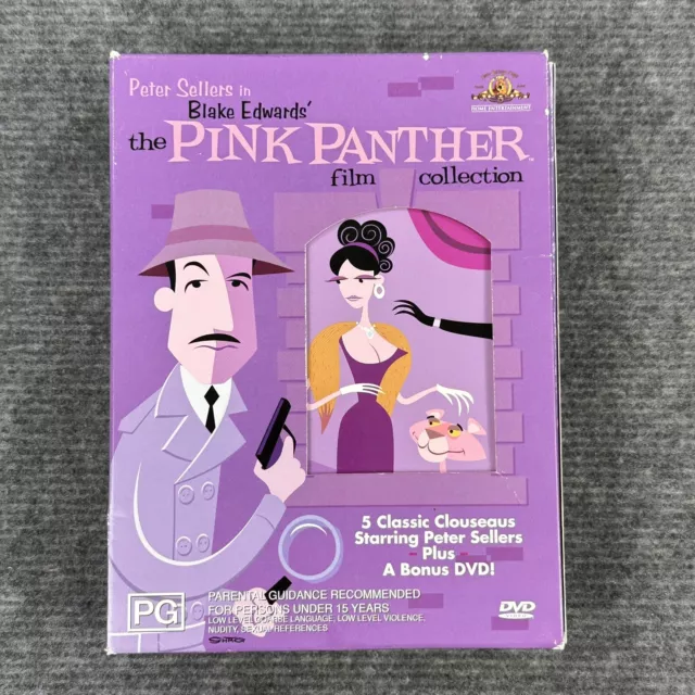 THE PINK PANTHER Film Collection DVD Box Set - 6 Disc - Peter Sellers ...