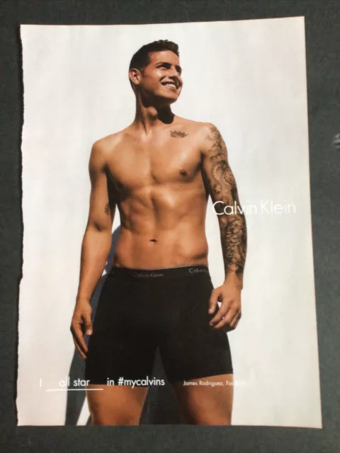 Calvin Klein Underwear Ad Clipping James Rodriguez Young Thug Reverse