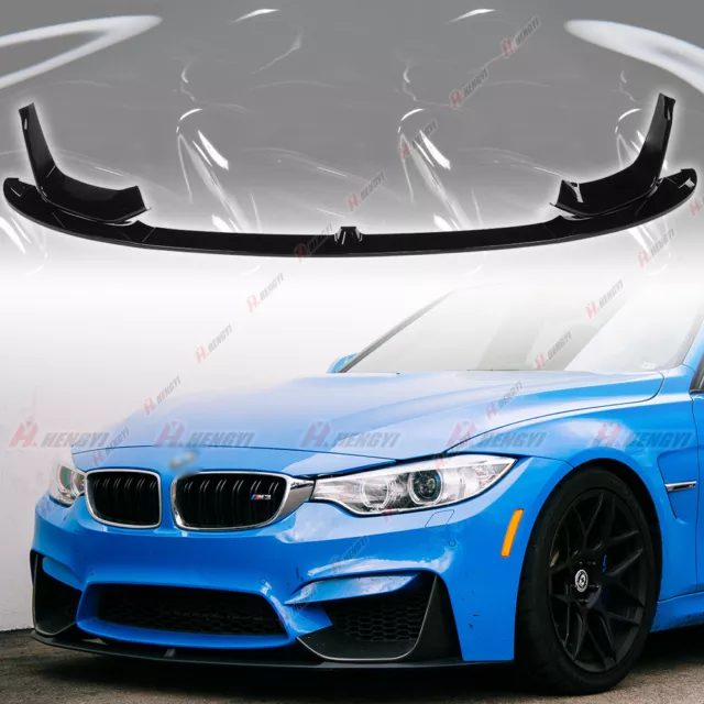 M Performance Noir Spoiler Avant Lèvre Pare-Chocs Pour BMW F82 F83 M4 F80 M3