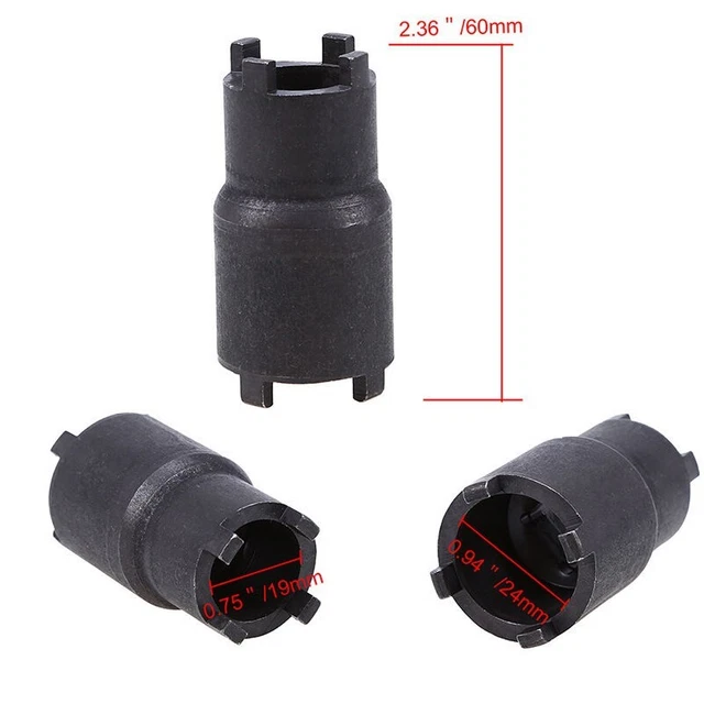 Rouleau De Chaîne (poulie Tendeuse) 8mm Pour Honda CRF - Noir & Argent - Marque Uxcell