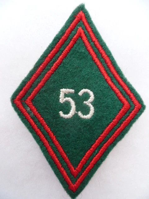 Patch Losange Armée Française 1945, Original, Usé D'occasion