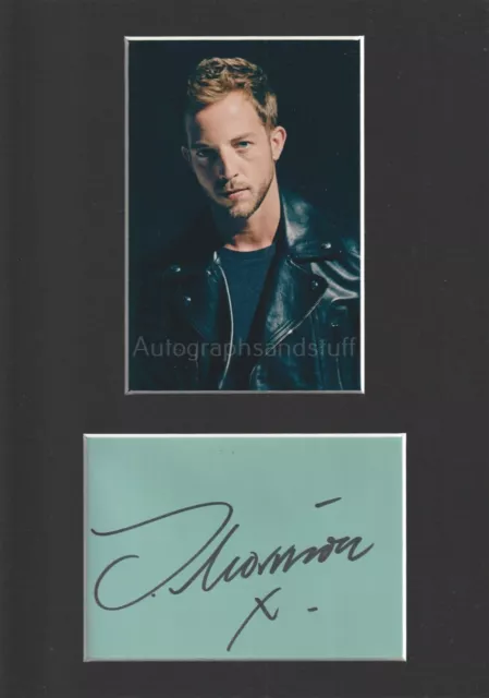 James Morrison HAND SIGNED A4 Mount, Autograph, Undiscovered, Songs For You