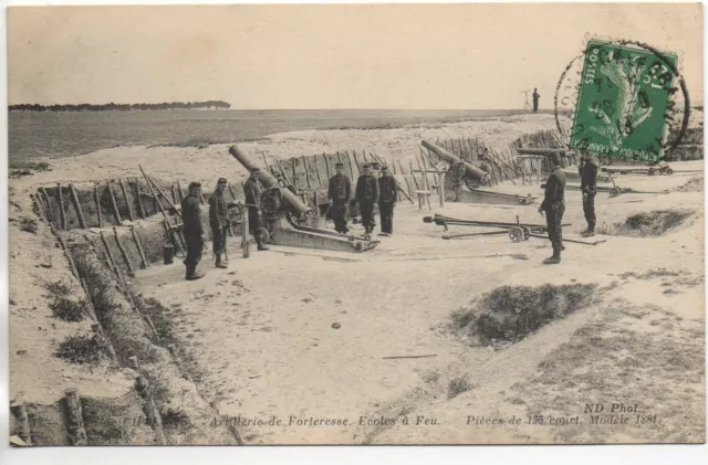 CHALONS SUR MARNE - Marne - CPA 51 - Vie MILITAIRE - le camp - Artillerie Canons