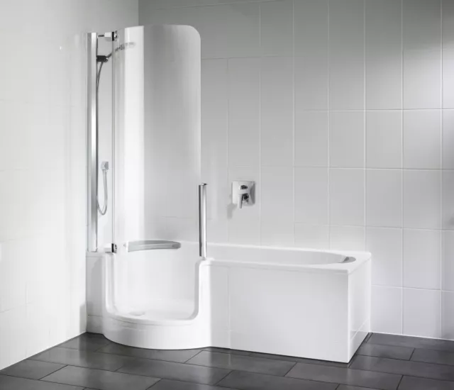 ARTWEGER TWINLINE 1 Dusch Badewanne mit Tür 180 x 80 komplett EUR