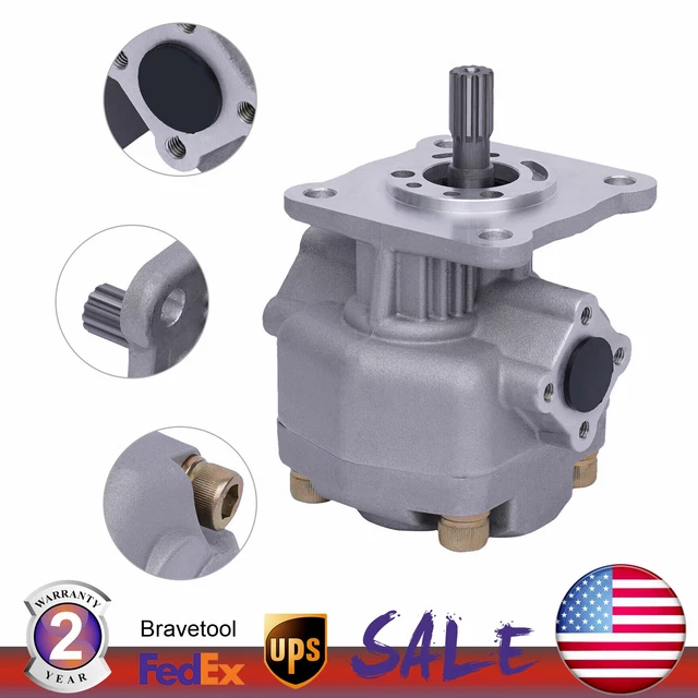 Hydraulic Gear Pump For Kubota L235 L275 L2402 L2602 L4202 Mitsubishi Assembly