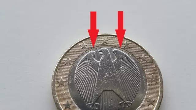 1 Euro Münze 2005 J Deutschland Fehlprägung