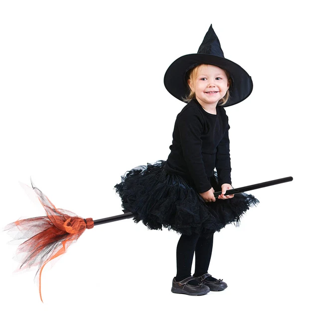 Balai D'halloween Fête Vêtements Décorations De Bébé Enfant