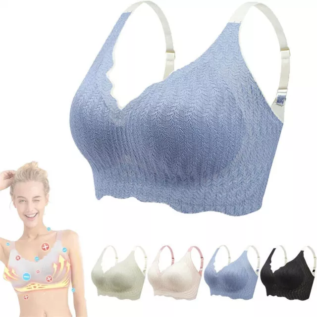 Womens Sports Bra Form Bustier Top Breathable Underwear Yoga Gym Bra Wireless