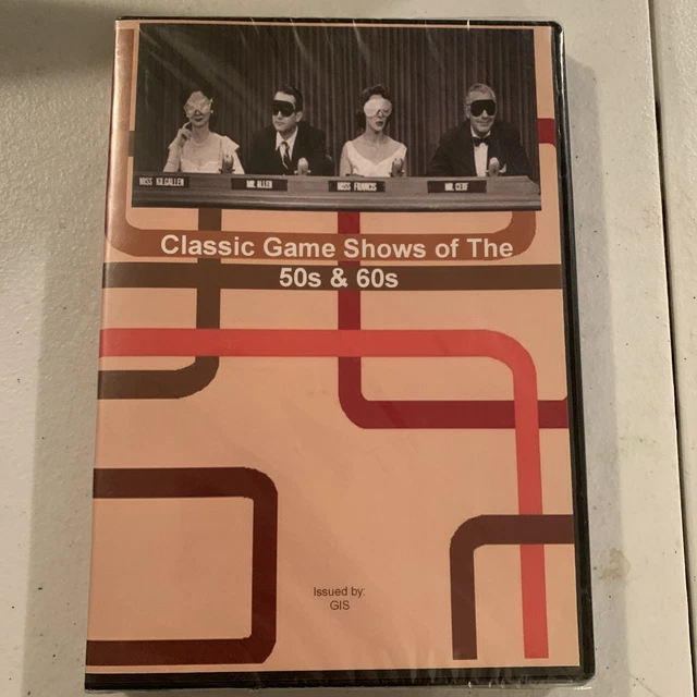 146 VINTAGE CLASSIC GAME SHOWS FROM THE 50s and 60s ON DVD $50.00  