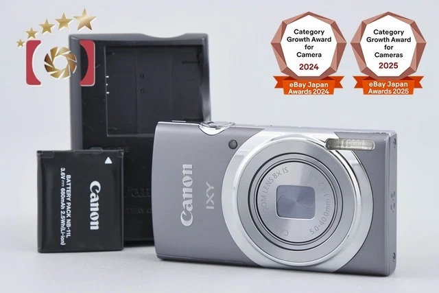 CANON IXY 130 Gray Compact Digital Camera Tested Working Seller